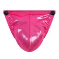 Men's Jockstraps Underwear Jock with Removable Codpiece 'Big Bulge' PU Men Sexy G String Thong Penis Pouch Strap Harness. 
