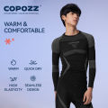 COPOZZ Winter Ski Thermal Underwear Sets Men Women Sweatwicking Breathable Quick Dry Tracksuit Ski Thermo Underwear Long Johns.