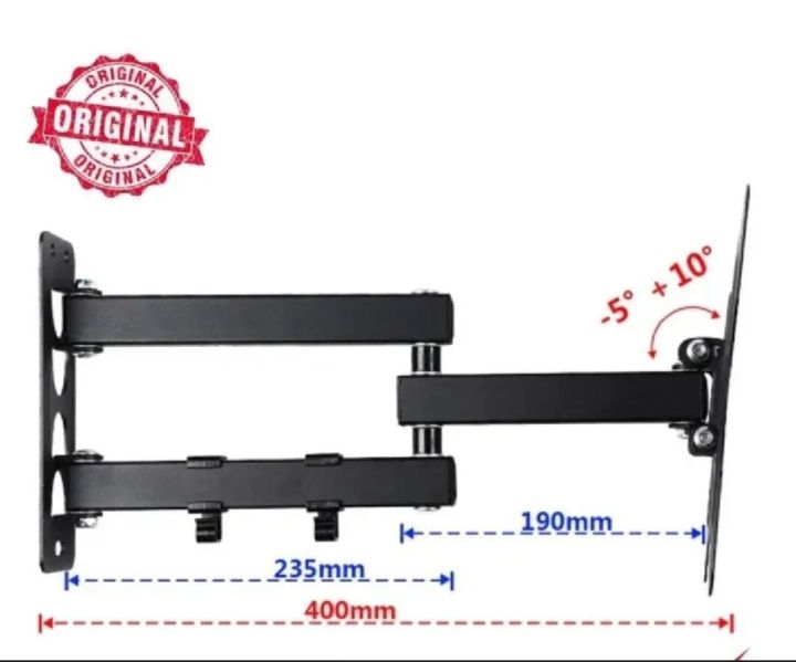 14-55%20inch%20LED/LCD/PLASMA%20Flat%20Panel%20TV%20Wall%20Moving%20Mount%20-%2014%20To%2055%20Inch%20-%20Image%207