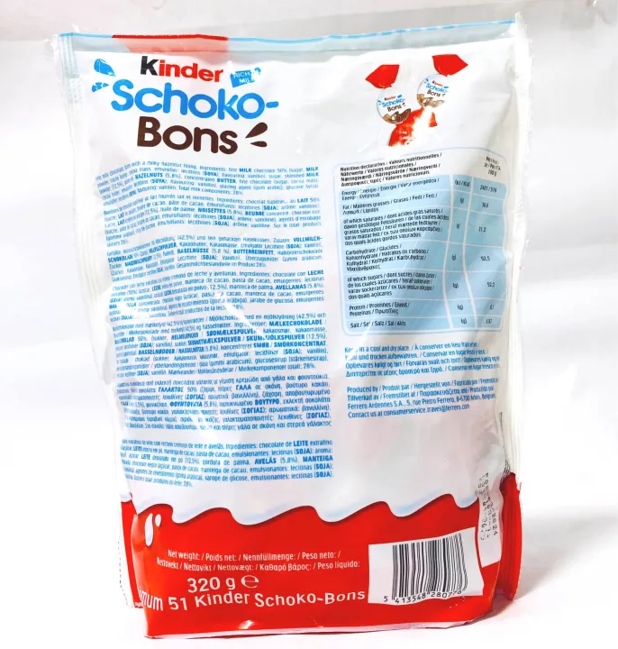 Kinder%20schoko-%20Bons%20milk%20chocolate%20Bites%20with%20a%20milky%20Hazelnut.%20320gm%20-%20Image%202