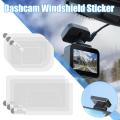 Dashcam Windshield Sticker 6pc Windshield Sticker Electrostatic Stickers For Dash Cam Transparent Windshield Film Screen Sticker. 
