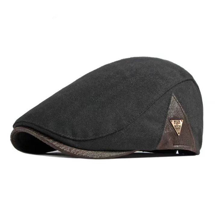 Men%20Side%20Triangle%20Label%20Newsboy%20Caps%20British%20Painters%20Hats%20Spring%20and%20Autumn%20Flat%20Cap%20Hip%20Hop%20Berets%20-%20Image%203
