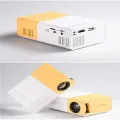 Mini projetor LED portátil, YG300, compatível com HDMI, USB, TF, áudio, casa, leitor multimídia, inteligente, portátil, viagem,. 