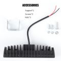 18w 6 LED Car Work Light High Bright Spotlight Universal Offroad Automobile Truck Driving Fog Headlights DRL Driving Lamp 12V. 