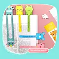 Ruler bookmark magnetic ruler cute cartoon flexible student stationery ready to ship. 
