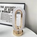 Modern luxury  starry sky Eye led lamp USB rechargeable crystal table lamp living room Bedroom Bedside Creative decoration Atmosphere Night light. 