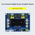 XH-M543 TPA3116D2 2*120W Dual Channel Digital Stereo Audio Power Amplifier Board High Power DIY 240W Amplificador Sound Board. 