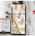 Fridge Door Stickers- 3D Adhesive Wallpaper For Refrigerator. 