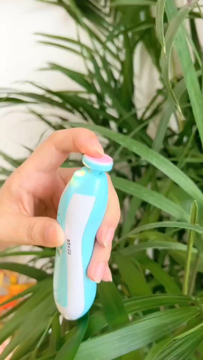 SoftGlow Rechargeable Infant Nail Grooming Set with Quiet Motor and Safety Light