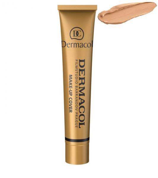 Dermacol Makeup Cover Foundation – Full Coverage, Waterproof, Long Lasting, SPF 30, Original, Concealer for Acne, Scars & Dark Spots