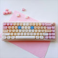Cute Cat Ceramic-like Texture Keycaps with Cat Paw Directional keys PC MAO Profile for Mechanical Keyboard 60 70 80 90 100. 