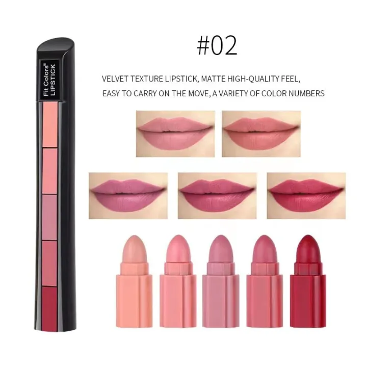 5%20in%201%20Velvet%20Matte%20Lipstick%20&%20Lip%20Gloss%20Set%20%E2%80%93%20Waterproof%20Long%20Lasting%20Lightweight%20Lip%20Color%20%E2%80%93%20Smooth%20Soft%20Texture,%20Non-Sticky%20Lip%20Makeup%20Kit%20for%20Women%20-%20Image%204