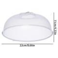 Microwave Plate Cover Guard Lid Anti-Splatter Guard Lid Splash Protection Splash Guard Cooker Lid for Restaurant Work Area Home.