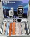 D200 ULTRA 2 SMART WATCH 8in1 STRAP Bluetooth Calling Wireless Charger PROTECTIVE CASE. 