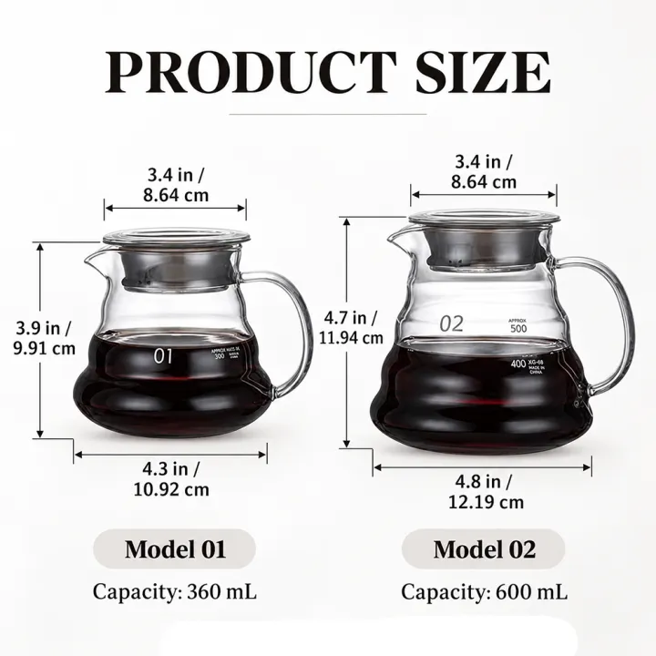 Leeseph%20Coffee%20Carafe,%20350/600ml%20Coffee%20Clear%20Glass%20Kettle%20Sharing%20Pot%20with%20Lids,%20Pour%20Over%20Coffee%20Espresso%20Maker%20Accessories%20-%20Image%202
