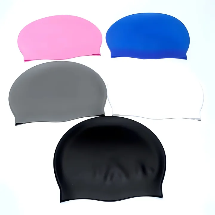 Swimming%20Cap%20Silicone%20Waterproof%20Swimming%20Cap%20Flat%20Ear%20Protection%20Cap%20Solid%20Colour%20Plain%20Men's%20and%20Women's%20Swimming%20Cap%20Child%20-%20Image%205
