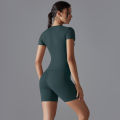 Yoga Set Women Sports Short Sleeve Top With High Waist Leggings Running Jogging Workout Clothes Sports Fitness Gym Sets.