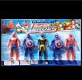 Superheroes 5 Piece Set For Kids, PVC Action Figure-Multicolor - Toys For Boys.