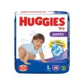 International Malaysian product Huggies diaper Dry pants Large (9-14kg) (48+2pcs)=50pcs.