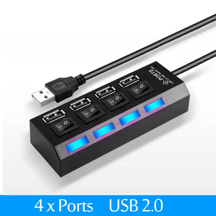USB%202.0%20Hub%20USB%20Hub%202.0%20Multi%20USB%20Splitter%20Hub%20Use%20Power%20Adapter%204/7%20Port%20Multiple%20Expander%20USB%203.0%20Hub%20with%20Switch%2030CM%20Cable%20-%20Image%207