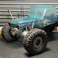 Optimum Approach Angle LCG Rock Crawler Builder's Front Bumper for 1/10 RC Gspeed Chassis Dodge Power Wagon Cliffhanger Body. 