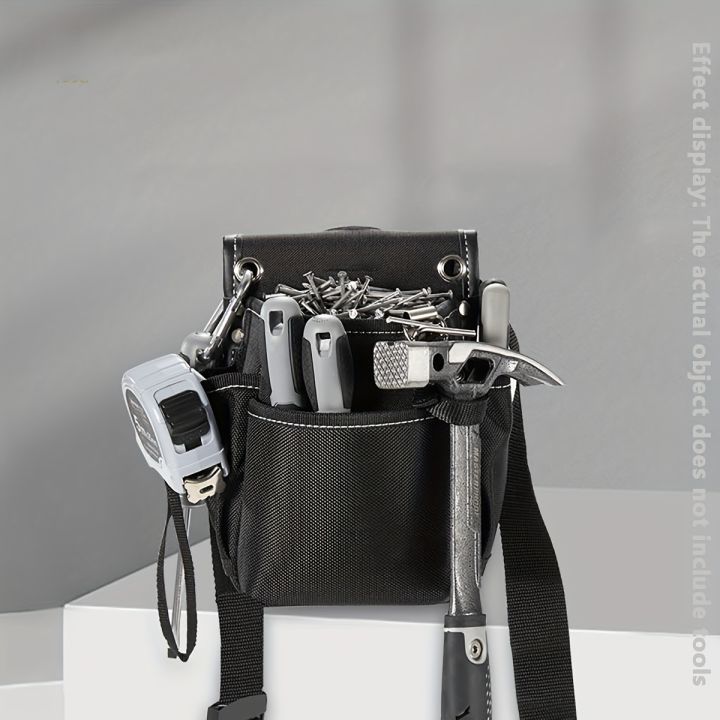 5%20specifications%20Single%20Side%20Tool%20Belt%20Pouch%20for%20Electrician%20Carpenters%20and%20Builders,%20Durable%20Canvas%20Construction,%20black%20-%20Image%205