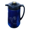 1 liter metallic body vacuum push flask mixed color. 