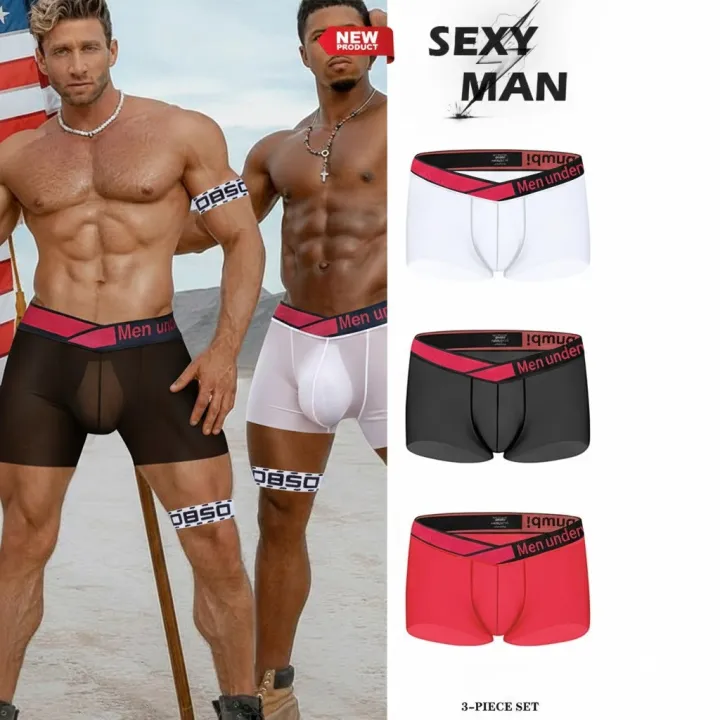 ADANNU%20Men's%20Underwear%20Set%20Breathable%20Ice%20Silk%20Boxers%20with%20Elastic%20Leg%20Arm%20Bands%20Muscle%20Compression%20Gym%20Fitness%20Workout%20Gear%203PC%20-%20Image%205