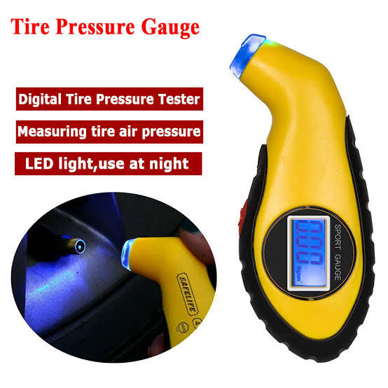 LCD Digital Tire Pressure Gauge Auto Car Truck Air PSI Meter Tester ...