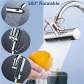 1pcs Kitchen Three-mode Universal 360° Swivel Extension Faucet Splash-proof Nozzle Sink Multi-function New. 