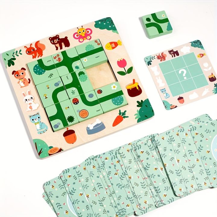Wooden%20Finding%20Route%20Puzzle%20Logical%20Thinking%20Training%20Board%20Games%20Maze%20Puzzles%20Early%20Education%20Educational%20Toys%20For%20Children%20-%20Image%204