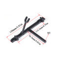 1/10 RC Simulation Bike Rack Mini Scale Bicycle Rear Rack Metal Bicycle Decorative for 1/8 1/10 RC Crawler TRX4 FCX10 SCX10. 