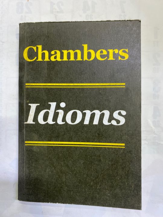 CHAMBERS IDIOMS