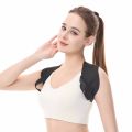 Black Durable Open Shoulder Beauty Back Traction Shoulder Strap Chest Hunchback Corrector Breathable Invisible High Elastic Belt.