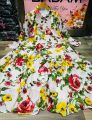 Floral chiffon frock. 
