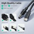For Starlink Mini Cable 2M(6.6ft) Starlink Mini DC Power Type-C Input Replacement cable Waterproof Outerdoor Barrel Jack Chargin. 