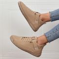 Women's Boots Mid Top for Summer British Style Retro Anti Slip Workwear Shoes Fashionable Luxurious Design Couple's Loafers.