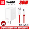 original OnePlus 8 pro US warp charger power adapter 30W charger cable warp charger 30W for OnePlus 8 7 pro 7t 7 6t 6 5t 5. 