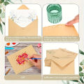 20/50pcs Premium Kraft Paper Envelopes - Perfect for DIY Greeting Cards, Wedding Invitations & Birthday Notes. 