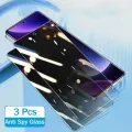 3Pcs Privacy Tempered Glass For Xiaomi Redmi Note 13C 13 12 12T 11 10 Pro Plus 12S 11S 10S Anti-spy Cover Screen Protector Glass. 
