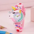 Boys and Girls with Children Cute Fashion Snap Watch Quartz Watch. 