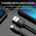 2.4A Micro USB Cable Fast Charging Data Line Phone Charge Cord For xiaomi redmi note 5 pro oppo andriod Micro USB Charger Cables. 