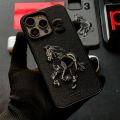 Santa Polo Classic Leather Case for iPhone 11 to 15 Pro Max. 