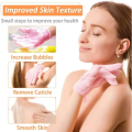 Exfoliating Shower Gloves - 4 Pcs Bath Scrub Mitt for Smooth Skin. 