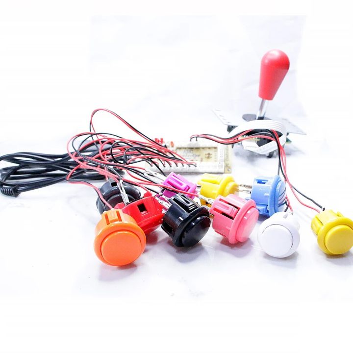 Copy%20SANWA%20Game%20Machine%20Arcade%20Console%20DIY%20Kit%208%20Way%20Joystick%20Push%20Buttons%20For%20PC%20Raspberry%20Pi%20Zero%20Delay%20USB%20Board%20Controller%20-%20Image%203