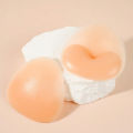 1 Pair of Invisible Bikini Self-Adhesive Thickened Waterproof Bra Pads, Cute Strapless Triangle Silicone Breast Pads, Lift and Gather Silicone Bra Inserts. 