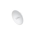 Ubiquiti PowerBeam PBE-5AC-Gen2, 25 dBi gain, 802.11ac, 1x Gigabit LAN, throughput speeds up to 450+ Mbps and signal ranges up to 25+ km. 