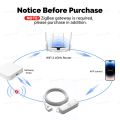 ZigBee Water Leak Sensor Alarm Smart Home Flood Leak Detector With Security Protection For Tuya Smart Life Z2M,Required Gateway. 