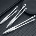 Stainless steel food tongs anti-scalding hot food buffet and bread strong and convenient to use. 