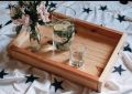 Serving Wooden Tray. Pure Wood ( Partal wood Or Kail wood) No Lasani sheet Or MDF  Pure Natural Wood. 